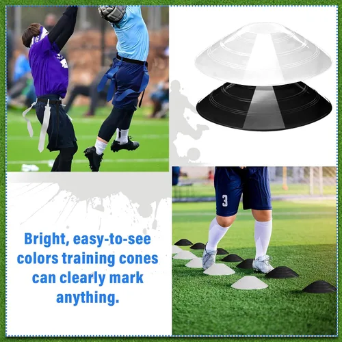 Miniatura 4 de Wettarn Cinturones de fútbol con bandera, ajustable, con bolsa de conos, para jóvenes, adultos, niños, equipo de entrenamiento de equipo deportivo