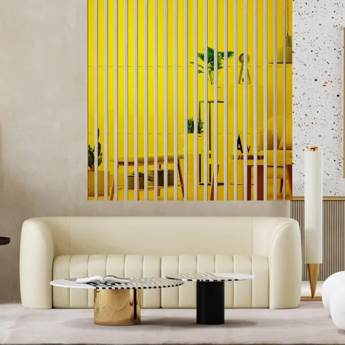 Miniatura 4 de Azulejos de espejo, azulejos de espejo de 2 x 20 pulgadas, calcomanías autoadhesivas para espejo de pared, calcomanías de espejo de pared de rayas