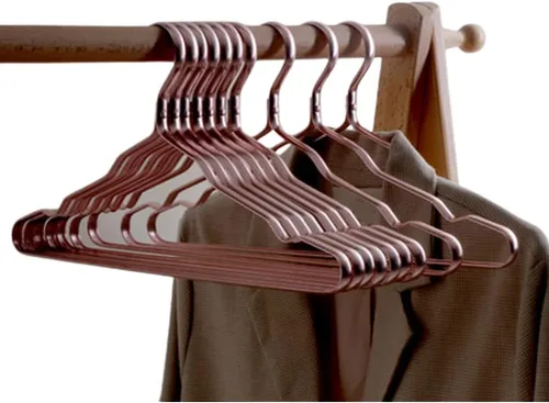 Miniatura 2 de Perchas de ropa de aleación de aluminio 10 piezas no deformado perchero