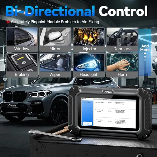 Miniatura 6 de XTOOL IP500 para escáner BMW OBD2, herramienta de escaneo bidireccional de sistemas completos con ECU C0ding, herramienta de registro de batería