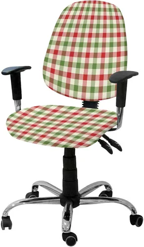 Juego de 2 fundas elásticas para sillas de oficina y computadora, fundas elásticas para asiento de silla giratoria de escritorio, fundas protectoras