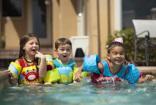 Miniatura 4 de Body Glove Paddle Pals - Chaleco salvavidas para niños aprobado por la Guardia Costera para aprender a nadar PFD Orca