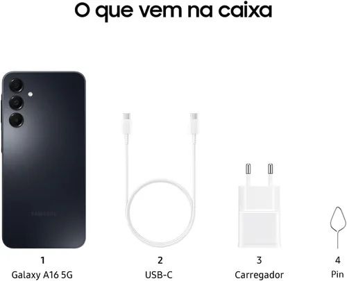 Miniatura 11 de SAMSUNG Galaxy A16 4G Dual SIM (128 GB, 2025) 6.7" 90Hz AMOLED, resistente a salpicaduras, 8 núcleos, cámara de 50 MP