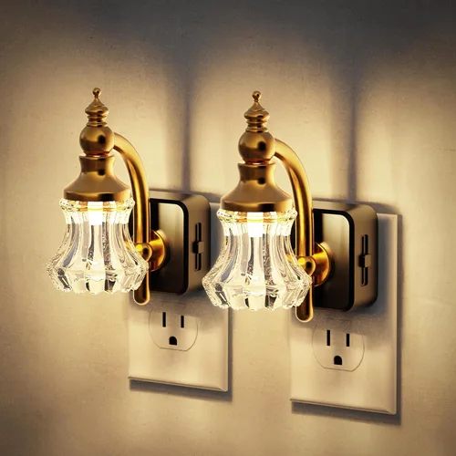 Miniatura 11 de JandCase Luz Nocturna, Luces Nocturnas Cambiantes de Color Enchufables en la Pared, Luz Nocturna RGB con Sensor de Luz, Luz Nocturna Enchufable