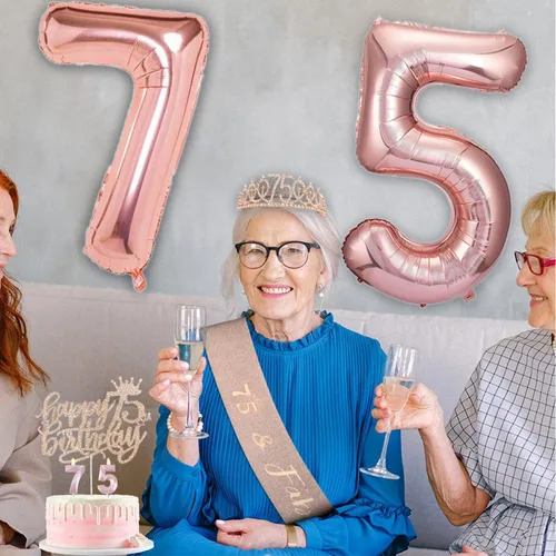 Miniatura 37 de Decoraciones de cumpleaños de 30 años para ella, banda y corona de cumpleaños de 30 años, adorno para pastel de cumpleaños y velas, tarjeta