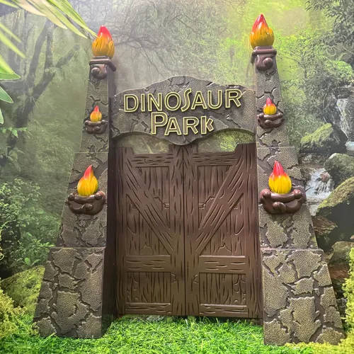 Miniatura 3 de Gran dinosaurio parque puerta dinosaurio nido de huevos juguetes de dinosaurio realistas para niños 3-5 5-7 figuras de dinosaurio del mundo jurásico