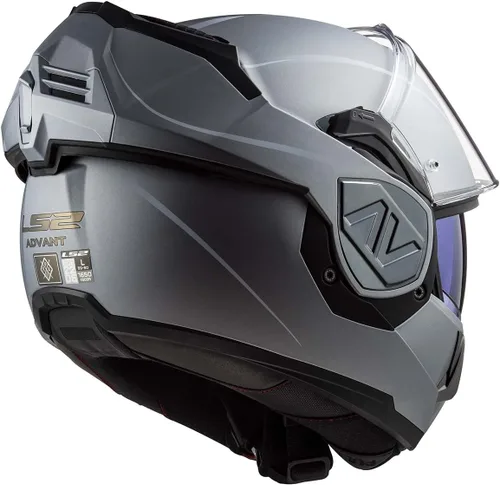 Miniatura 3 de Casco modular LS2 Helmets Advant Plata mate especial