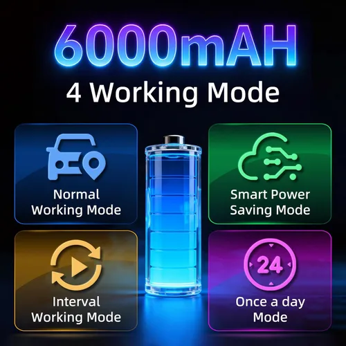 Miniatura 6 de Rastreador GPS para vehículos, batería de larga duración de hasta 90 días, dispositivos de seguimiento para autos ocultos, en tiempo real