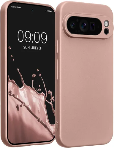 Miniatura 154 de kwmobile Funda compatible con Google Pixel 9 Pro - Funda protectora delgada de TPU para teléfono - Acabado mate suave - Negro mate