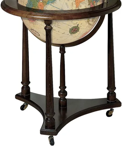Miniatura 2 de Replogle Globo Lafayette iluminado, océano antiguo, 16 pulgadas de diámetro Blanquecino