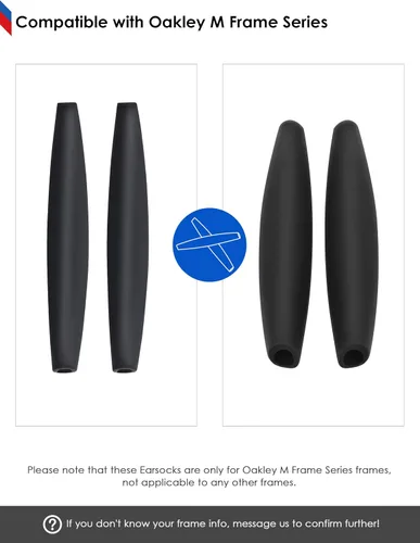 Miniatura 5 de BLAZERBUCK Auriculares de repuesto para gafas de sol Oakley M Frame Series