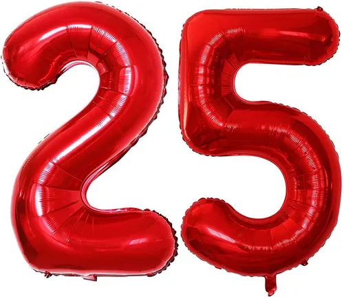 Miniatura 424 de Goer, conjunto de globos de papel aluminio para decoraciones de cumpleaños, globos de las letras de feliz cumpleaños y de números Oro