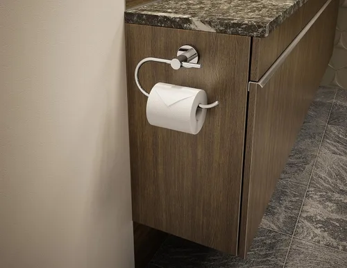 Miniatura 3 de Symmons 353TP Dia - Soporte de papel higiénico para montaje en pared en cromo pulido Cromado