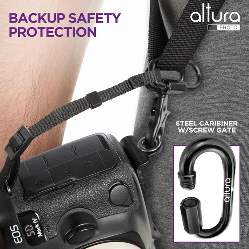 Miniatura 5 de Altura Photo Camera Strap with Quick Release & Safety Tether - Camera Strap for Photographers for Sony, Nikon, & Canon