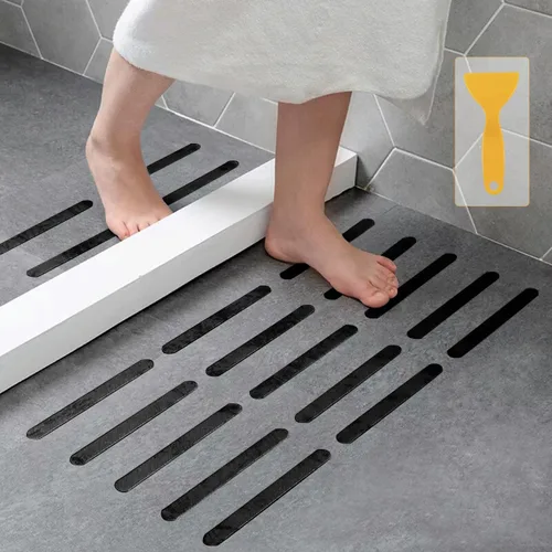 Tiras Antideslizantes, Calcomanías de Seguridad para Peldaños de Ducha - 24 Unidades, Calcomanías Antideslizantes para Bañera, Cinta Antideslizante