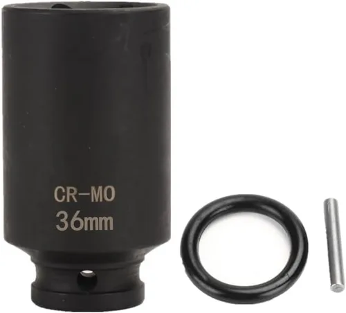 Miniatura 25 de FLZOSPER Toma de impacto de 6 puntos de 1/2 pulgada x 0.394 in de profundidad, 42 CR-MO