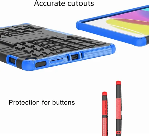 Miniatura 4 de Funda para tablet Kindle Fire Max de 11 pulgadas versión 2023, funda resistente con función atril (azul)