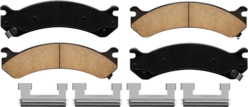 Miniatura 7 de Detroit Axle - Kit de freno delantero para Chevy GMC Silverado Express Sierra Savana 2500 HD 3500 Cadillac DeVille Hummer H2 Rotores de freno