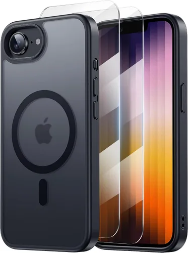 Miniatura 45 de Tigowos Magnetic Guardian - Funda diseñada para iPhone 11 Pro [probada en caídas de grado de 10 pies y compatible con MagSafe] Funda delgada Negro