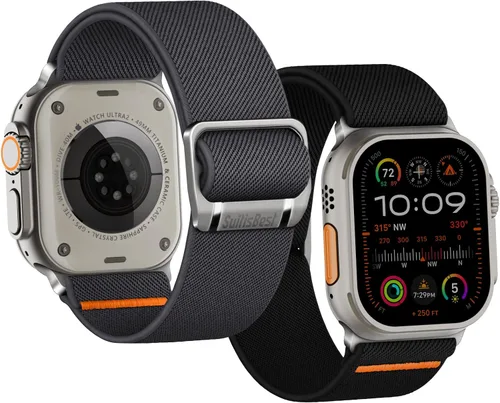 Miniatura 12 de Suitisbest Correa deportiva para Apple Watch Ultra 3/Ultra 2/Ultra Band de 1.929 in, 1.772 in, 1.811 in, 1.732 in, 1.654 in, correa de repuesto