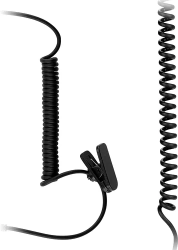 Miniatura 5 de Auricular de policía de 0.138 pulgadas/1 pin solo escucha tubo acústico auricular para altavoz remoto micrófono Motorola Kenwood radio de 2 vías FBI