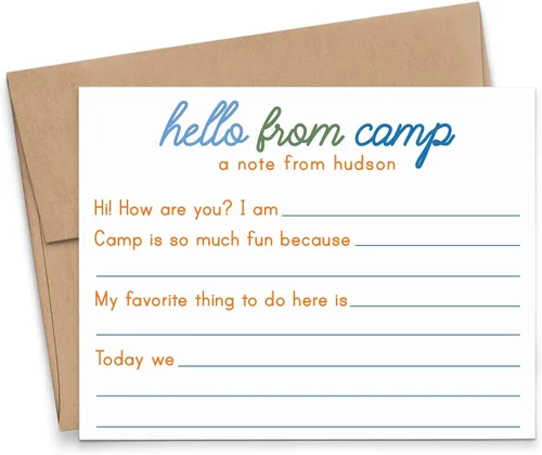 Miniatura 12 de Papelería personalizada para niños para niños, tarjetas de notas planas, lindo papelería para niño con juego de sobres, tarjetas de notas Hola desde