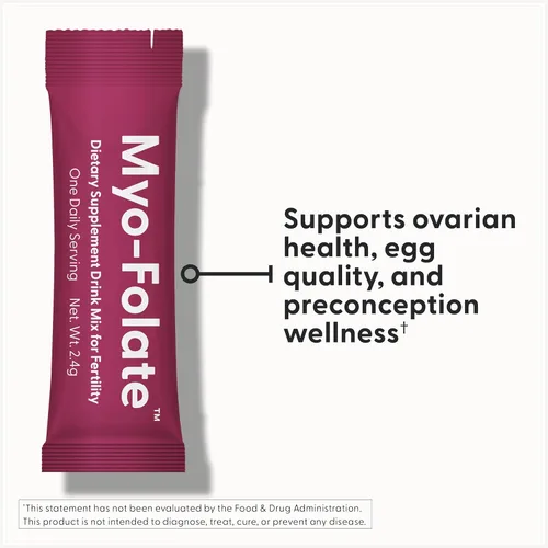 Miniatura 2 de Fairhaven Health Folato y Myo Inositol en polvo para mujeres – 1 por día, suplemento de fertilidad femenina, salud ovárica y calidad de óvulos