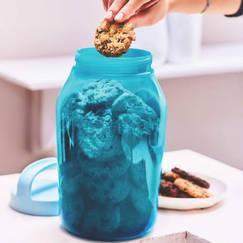 Miniatura 4 de Tupperware Tarro de almacenamiento de plástico - 3 litros, 1 pieza, azul