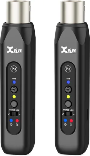 Miniatura 10 de Xvive Sistema inalámbrico de micrófono U3C Transmisor y receptor XLR de 2.4 GHz para micrófono de condensador, mezclador de audio, sistema PA