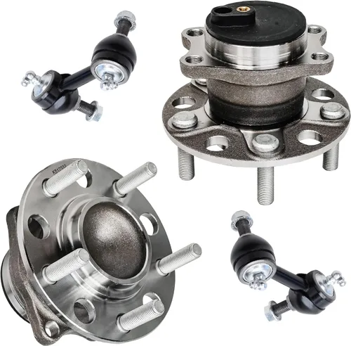 Miniatura 139 de Detroit Axle - Kit de nudillos de dirección delantera izquierda para Ford Edge Lincoln MKX 07-10, cojinete de rueda del lado del conductor, nudillo