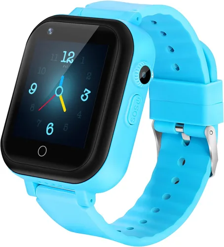 Miniatura 16 de OKYUK Reloj inteligente con GPS 4G para niñas y niños, IP67, impermeable, deportivo, reloj inteligente para niños, con cámara, WiFi, videollamada