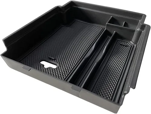 Miniatura 6 de Organizador de consola central compatible con Land Rover Evoque 2020-2026, bandeja de almacenamiento secundario de ABS, bandeja de almacenamiento