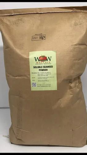 Wallace Organic Wonder Fertilizante orgánico soluble en polvo de algas marinas (44 libras)
