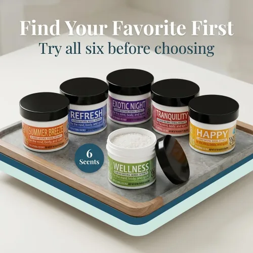 Miniatura 4 de Waters Choice - Paquete de muestra de sales de aromaterapia Spa