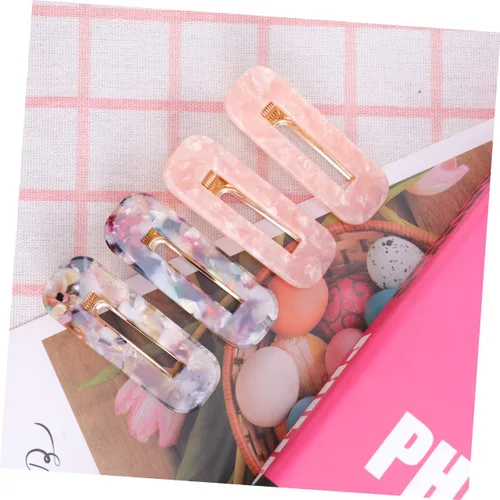 Miniatura 7 de Beaupretty Pinza cuadrada con estampado de leopardo para mujer, paquete de 2 extensiones de clip para el cabello elegantes