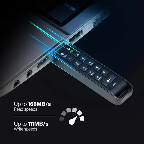 Miniatura 2 de iStorage datAshur Personal2 32 GB Unidad flash segura Protección con contraseña Portátil Cifrado de hardware de grado militar
