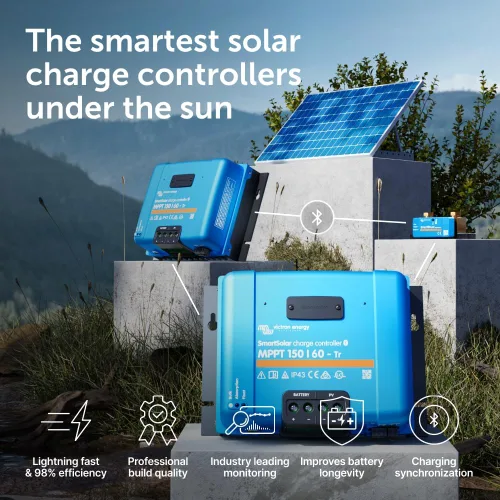 Miniatura 2 de Victron Energy SmartSolar MPPT Tr - Controlador de carga solar (Bluetooth), controladores de carga para paneles solares, 150 V, 60 amperios