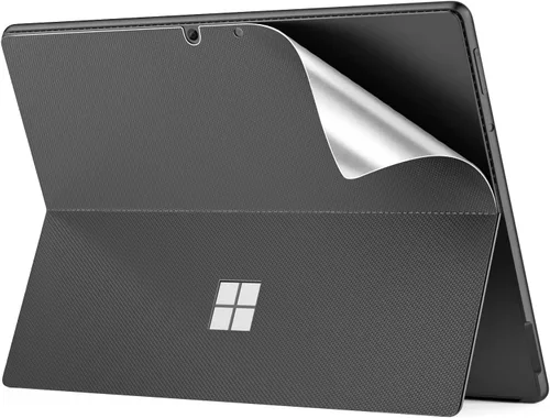 Miniatura 12 de MoKo Calcomanía para tableta Microsoft Surface de 12 pulgadas 2025, piel sintética, cubierta protectora para Surface Pro de 12 pulgadas, color negro