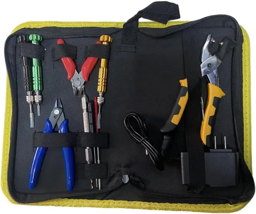 Miniatura 7 de Kit de herramientas de abrazadera de cuerda de bádminton, máquinas herramientas, alicates de ojales, barra de escariado, raqueta de bádminton
