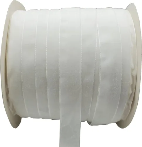 Miniatura 68 de Bobina de cinta de terciopelo de 10 yardas, disponible en muchos colores (Beige, 1 1/2 pulgadas)