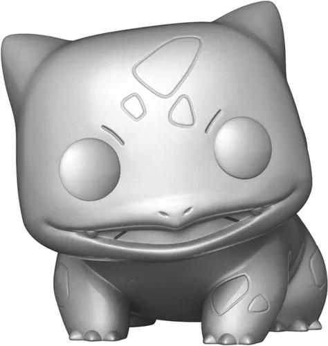 Miniatura 5 de Bulbasaur (plateado metálico) Funko Pop! Figura de vinilo (paquete con funda protectora compatible con caja Pop Box)