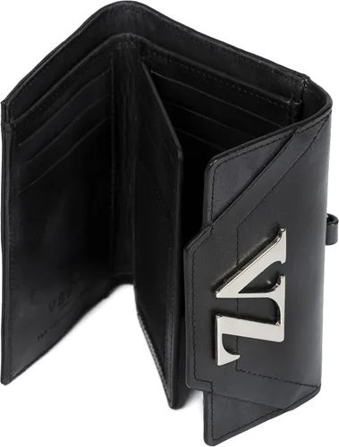 Miniatura 4 de VELEZ Cartera de cuero genuino para mujer FBM 02 Negro S