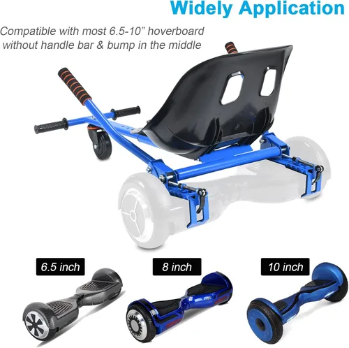 Miniatura 5 de No se requieren correas de fijación de asiento para aeropatineta, accesorio de Go Kart con mecanismo de bloqueo, carrito de 265 libras de 26 a 34.5