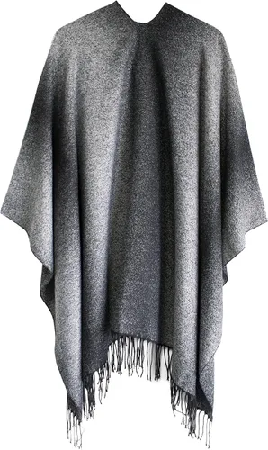 Miniatura 2 de Urban CoCo - Chal para envolver o capa para mujer, estampada, con borla.