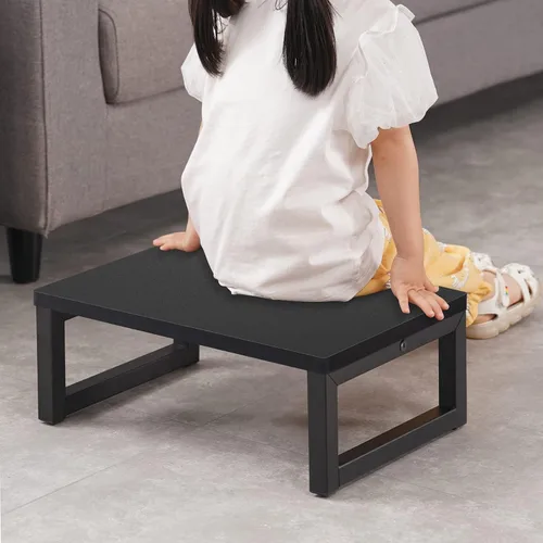 Miniatura 2 de Taburetes de Madera Snughome para Adultos y Niños, Taburete de Pie Portátil de Madera Sólido para Adultos con Capacidad de Soporte de hasta 350 lb