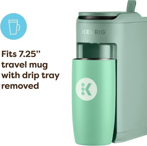 Miniatura 6 de Keurig K-Mini Mate - Cafetera de una sola porción, ultracompacta de 4 pulgadas de ancho, apta para taza de viaje, regalo ideal para vacaciones