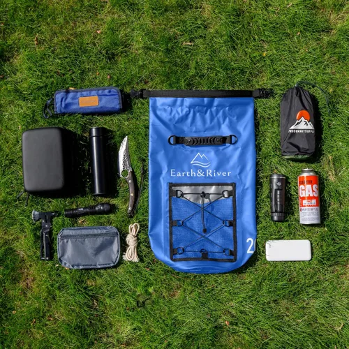 Miniatura 5 de EARTH&RIVER Mochila seca de alta calidad, extra gruesa, protección para todas las actividades acuáticas y campamentos, bolsa seca ligera flotante