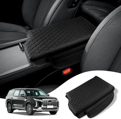 Miniatura 21 de Ajuste Personalizado para Funda de Consola Central 2015-2020 Ford F150, 2017-2022 F250 F350 F450, 2018-2024 Ford Expedition Protector de Brazo