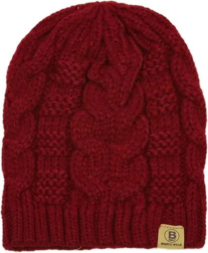 Miniatura 3 de BASICO Gorro de invierno para mujer, gorro de pescador de punto holgado para hombre