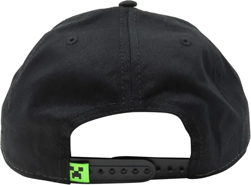 Miniatura 3 de Minecraft Enemy Faces Boys Snapback Gorra Nuevo Con Licencia Negro